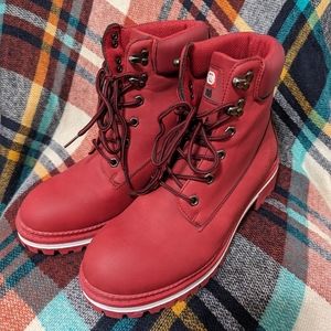 NWOT Marc Ecko Red Boots